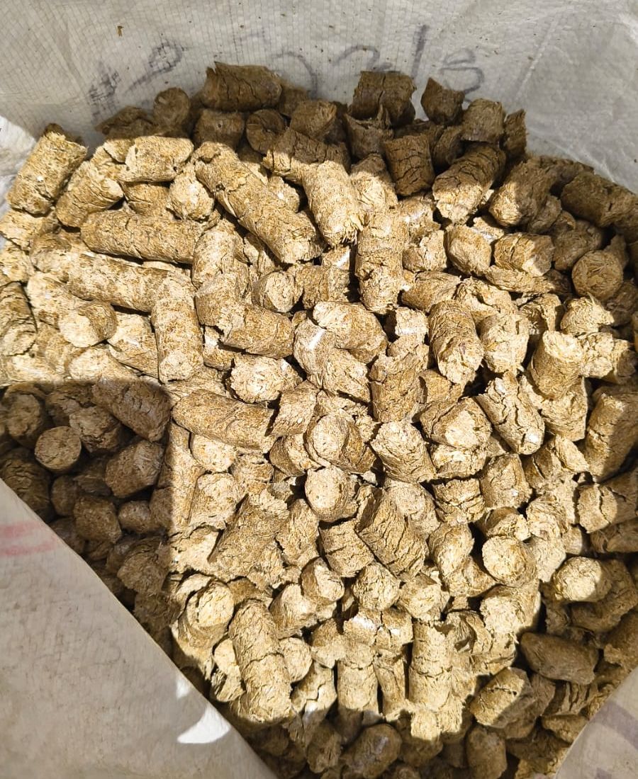 Biomass pellets for automatic feed systems